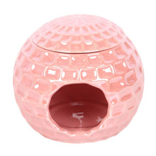 Load image into Gallery viewer, Pink Disco Ball Oil Burner Wax Warmer