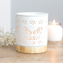 Load image into Gallery viewer, Matte Ceramic Butterfly Oil Burner