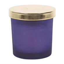 Load image into Gallery viewer, Third Eye Chakra Lavender Crystal Chip Candle