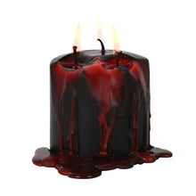 Load image into Gallery viewer, *Small Vampire Blood Wax Pillar Unscented Candle (6/24)