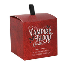 Load image into Gallery viewer, *Small Vampire Blood Wax Pillar Unscented Candle (6/24)