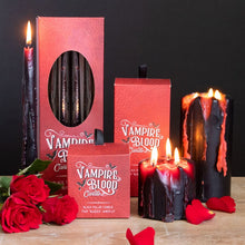 Load image into Gallery viewer, *Small Vampire Blood Wax Pillar Unscented Candle (6/24)