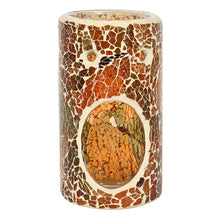 Load image into Gallery viewer, Pillar Brown Crackle Oil Burner and Wax Warmer