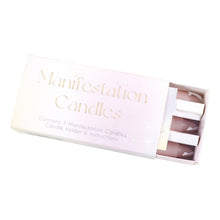 Load image into Gallery viewer, 3 Manifestation Spell Candles in a Box