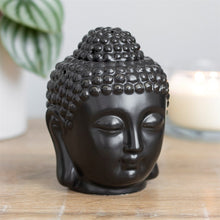 Load image into Gallery viewer, Black Buddha Head Oil Burner