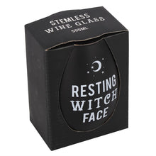 Load image into Gallery viewer, Resting Witch Face Stemless Wine Glass