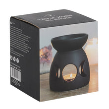 Load image into Gallery viewer, Black Triple Moon Cut Out Oil Burner