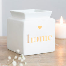 Load image into Gallery viewer, White Home Cut Out Oil Burner
