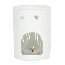Load image into Gallery viewer, White Angel Wings Cut Out Oil Burner
