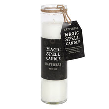 Load image into Gallery viewer, White Sage 'Happiness' Spell Tube Candle