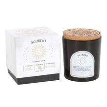 Load image into Gallery viewer, Scorpio Black Oudh Gemstone Zodiac Candle
