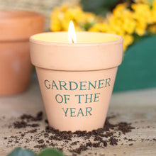 Load image into Gallery viewer, Gardener of the Year Citronella Candle