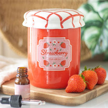 Load image into Gallery viewer, Strawberry Jam Jar Oil Burner and Wax Warmer