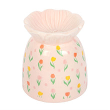 Load image into Gallery viewer, Tulip Print Oil Burner and Wax Warmer