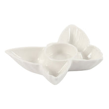 Load image into Gallery viewer, White Butterfly Tealight Candle Holder