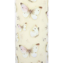 Load image into Gallery viewer, White Butterfly Print Vanilla Tube Candle