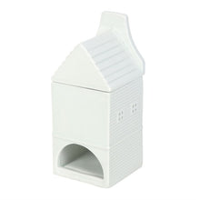 Load image into Gallery viewer, White Nordic House Oil Burner and Wax Warmer