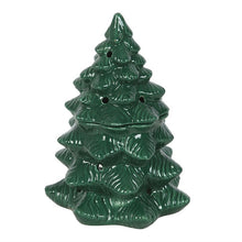 Load image into Gallery viewer, Green Fir Tree Oil Burner and Wax Warmer
