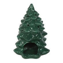 Load image into Gallery viewer, Green Fir Tree Oil Burner and Wax Warmer