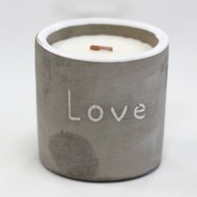 Load image into Gallery viewer, Concrete Candle - Love - Purple Fig & Casis