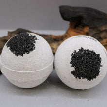 Load image into Gallery viewer, Charcoal Bath Bomb - Sea Salt & Moss