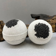 Load image into Gallery viewer, Charcoal Bath Bomb - Sea Salt & Moss