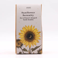 Load image into Gallery viewer, Sunflower Serenity Bath Heart Gift Set