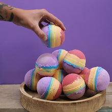 Load image into Gallery viewer, Rainbow Bath Bomb - Fruit Salad