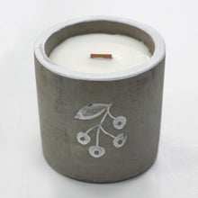 Load image into Gallery viewer, Concrete Candle - Berrys - Juniper & Sweet Gin