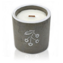 Load image into Gallery viewer, Concrete Candle - Berrys - Juniper & Sweet Gin