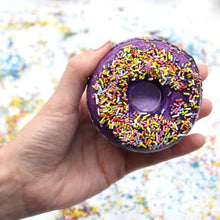 Load image into Gallery viewer, Blackberry and Almond Bath Donuts