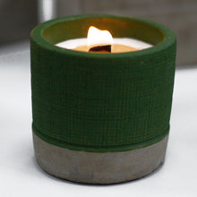 Load image into Gallery viewer, Concrete Candle - Green - Sea Moss & Herbs