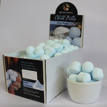Load image into Gallery viewer, Huge Box of Chill Pills (Mini Bath Bombs) - Baby Powder 1.3Kg