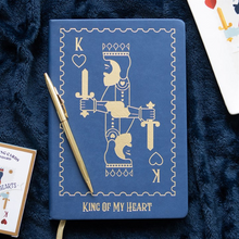 Load image into Gallery viewer, King of My Heart Playing Card A5 Notebook