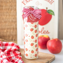 Load image into Gallery viewer, Apple Print Apple Pie Tube Candle