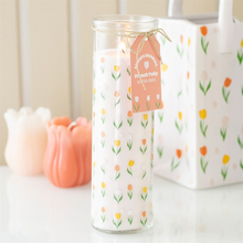 Load image into Gallery viewer, Tulip Print French Tulip Tube Candle