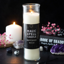 Load image into Gallery viewer, Happiness White Sage Magic Spell Tube Candle