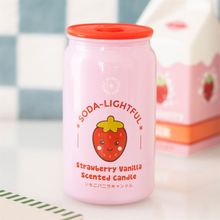 Load image into Gallery viewer, Strawberry Vanilla Soda Can Candle