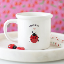 Load image into Gallery viewer, Love Bug Mug with 3D Ladybird