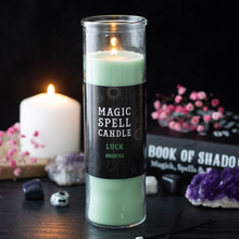 Load image into Gallery viewer, Luck Green Tea Magic Spell Tube Candle