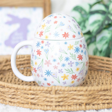 Load image into Gallery viewer, Spring Floral Print Egg Shaped Mug