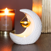 Load image into Gallery viewer, Crescent Moon Hanging Oil Burner