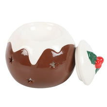 Load image into Gallery viewer, Christmas Pudding Oil Burner Wax Warmer