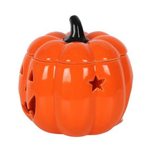 Load image into Gallery viewer, Orange Jack-O-Lantern Oil Burner Wax Warmer