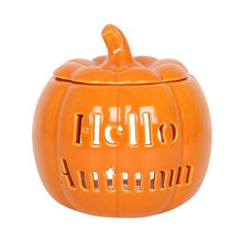 Load image into Gallery viewer, Hello Autumn Pumpkin Oil Burner Wax Warmer