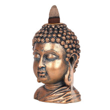 Load image into Gallery viewer, Bronze Buddha Head Backflow Incense Burner