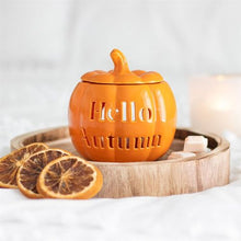 Load image into Gallery viewer, Hello Autumn Pumpkin Oil Burner Wax Warmer