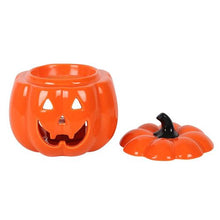 Load image into Gallery viewer, Orange Jack-O-Lantern Oil Burner Wax Warmer