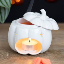 Load image into Gallery viewer, White Pumpkin Oil Burner Wax Warmer