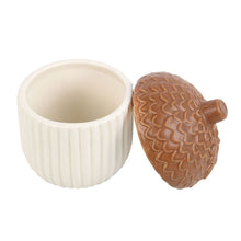 Load image into Gallery viewer, Autumn Acorn Ceramic Storage Jar
